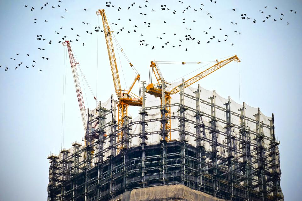 Działka przygotowywana pod budowę domu